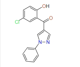 (5-Chloro-2-hydroxyphenyl)(1-phenyl-1H-pyrazol-4-yl)methanone, 97%