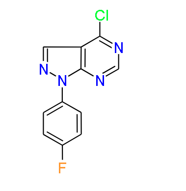 4-Chloro-1-(4-fluorophenyl)-1H-pyrazolo[3,4-d]pyrimidine, 95%