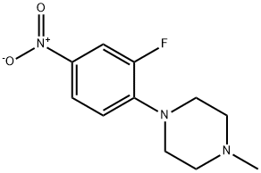 1-(2-Fluoro-4-nitrophenyl)-4-methylpiperzine