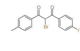 2-Bromo-1-(4-fluorophenyl)-3-p-tolylpropane-1,3-dione, 97%