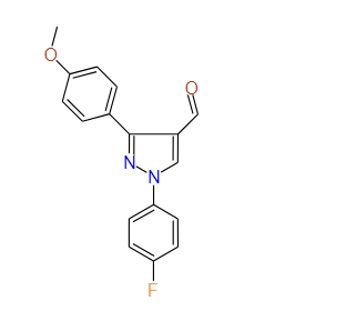 1-(4-Fluorophenyl)-3-(4-methoxyphenyl)-1H-pyrazole-4-carbaldehyde, 97%