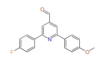 2-(4-Fluorophenyl)-6-(4-methoxyphenyl)pyridine-4-carbaldehyde