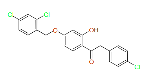 1-(4-(2,4-Dichlorobenzyloxy)-2-hydroxyphenyl)-2-(4-chlorophenyl)ethanone, 97%