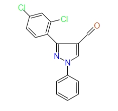 3-(2,4-Dichlorophenyl)-1-phenyl-1H-pyrazole-4-carbaldehyde, 97%
