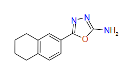 5-(1,2,3,4-Tetrahydronaphthalen-7-yl)-1,3,4-oxadiazol-2-amine, 97%