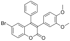 6-Bromo-3(3’,4’-dimethoxyphenyl)-4-phenylcoumarin