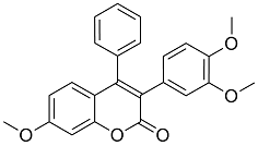 3(3’,4’-Dimethoxyphenyl)-7-methoxy-4-phenylcoumarin