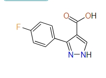3-(4-Fluorophenyl)-1H-pyrazole-4-carboxylic acid, 95%