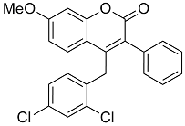 4(2’,4’-Dichlorobenzyl)-7-methoxy-3-phenylcoumarin