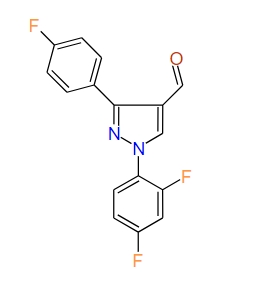 1-(2,4-Difluorophenyl)-3-(4-fluorophenyl)-1H-pyrazole-4-carbaldehyde
