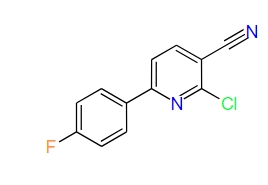 2-Chloro-6-(4-fluorophenyl)pyridine-3-carbonitrile