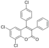 4(4’-Chlorophenyl)-6,8-dichloro-3-phenylcoumarin