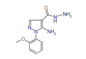 5-Amino-1-(2-methoxyphenyl)-1H-pyrazole-4-carbohydrazide, 97%