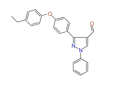 3-(4-(4-Ethylphenoxy)phenyl)-1-phenyl-1H-pyrazole-4-carbaldehyde
