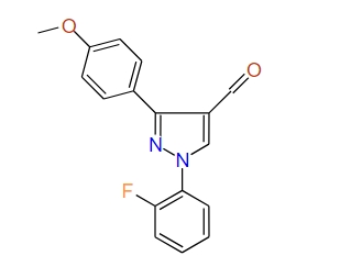 1-(2-Fluorophenyl)-3-(4-methoxyphenyl)-1H-pyrazole-4-carbaldehyde