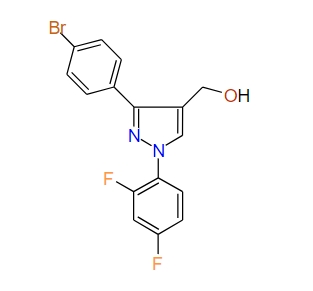 (3-(4-Bromophenyl)-1-(2,4-difluorophenyl)-1H-pyrazol-4-yl)methanol