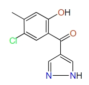 (5-chloro-2-hydroxy-4-methylphenyl)(1H-pyrazol-4-yl)methanone, 97%