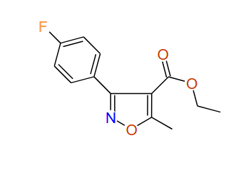 ethyl 3-(4-fluorophenyl)-5-methylisoxazole-4-carboxylate, 97%