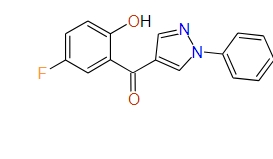 (5-Fluoro-2-hydroxyphenyl)(1-phenyl-1H-pyrazol-4-yl)methanone, 97%