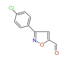3-(4-Chlorophenyl)isoxazole-5-carbaldehyde, 97%