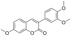 3(3’,4’-Dimethoxyphenyl)-7-methoxycoumarin