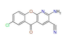 2-Amino-7-chloro-5-oxo-5H-chromeno[2,3-b]pyridine-3-carbonitrile