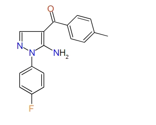 (5-Amino-1-(4-fluorophenyl)-1H-pyrazol-4-yl)(p-tolyl)methanone