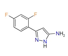 3-(2,4-Difluorophenyl)-1H-pyrazol-5-amine, 97%