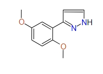 3-(2,5-Dimethoxyphenyl)pyrazole, 97%