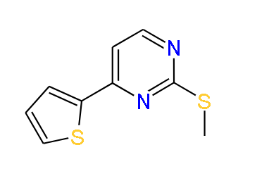 2-(Methylthio)-6-(thiophen-2-yl)pyrimidine, 97%