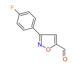 3-(4-Fluorophenyl)isoxazole-5-carbaldehyde, 97%
