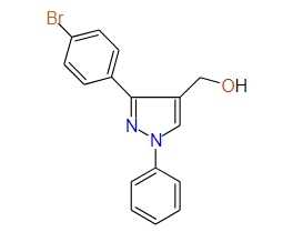 (3-(4-Bromophenyl)-1-phenyl-1H-pyrazol-4-yl)methanol, 97%