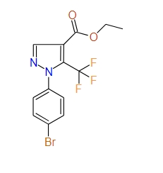 Ethyl 1-(4-bromophenyl)-5-(trifluoromethyl)-1H-pyrazole-4-carboxylate, 97%