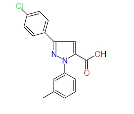 3-(4-Chlorophenyl)-1-m-tolyl-1H-pyrazole-5-carboxylic acid, 97%