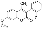 3(2’-Chloropheny)-7-methoxy-4-methylcoumarin