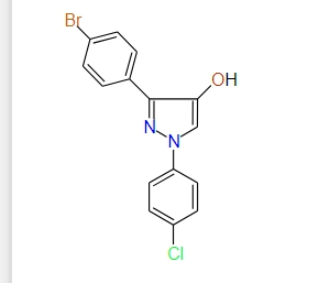 3-(4-Bromophenyl)-1-(4-chlorophenyl)-1H-pyrazol-4-ol, 97%