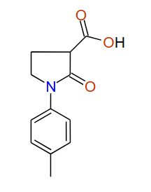 2-Oxo-1-p-tolylpyrrolidine-3-carboxylic acid, 97%