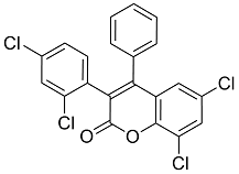 6,8-Dichloro-3(2',4'-dichlorophenyl)-4-phenylcoumarin