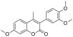 3(3’,4’-Dimethoxyphenyl)-7-methoxy-4-methylcoumarin