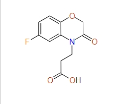 3-(6-Fluoro-2,3-dihydro-3-oxobenzo[b][1,4]oxazin-4-yl)propanoic acid, 97%