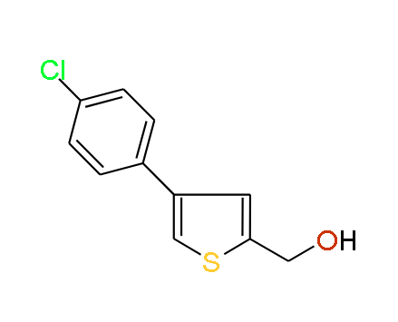(4-(4-Chlorophenyl)thiophen-2-yl)methanol, 97%