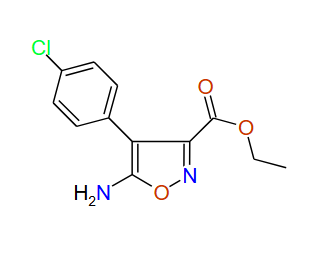 Ethyl 5-amino-4-(4-chlorophenyl)isoxazole-3-carboxylate, 97%