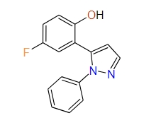 4-Chloro-2-(1-phenyl-1H-pyrazol-5-yl)phenol, 97%