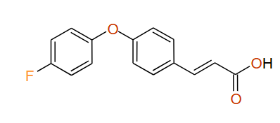 (E)-3-(4-(4-Fluorophenoxy)phenyl)acrylic acid, 97%