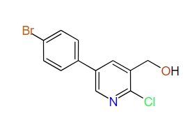 (5-(4-Bromophenyl)-2-chloropyridin-3-yl)methanol