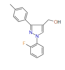 (1-(2-Fluorophenyl)-3-p-tolyl-1H-pyrazol-4-yl)methanol, 97%
