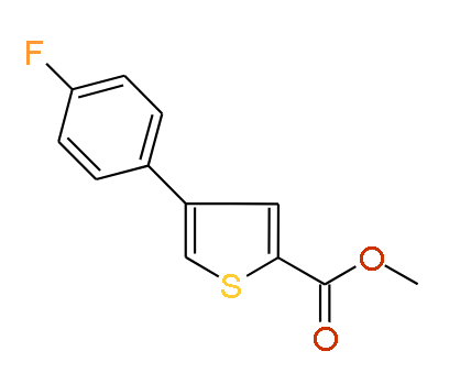Methyl 4-(4-fluorophenyl)thiophene-2-carboxylate, 97%