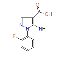 5-Amino-1-(2-fluorophenyl)-1H-pyrazole-4-carboxylic acid, 97%
