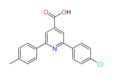 2-(4-Chlorophenyl)-6-p-tolylpyridine-4-carboxylic acid, 97%