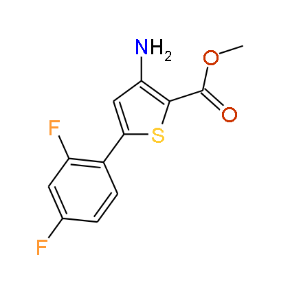 3-Amino-5-(2,4-difluorophenyl)- 2-thiophenecarboxylic acid methyl ester
